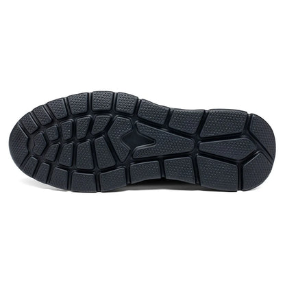 L'EXUDE SIGNATURE CHIC height-increasing elevator casual shoes, color black, shown in a bottom view